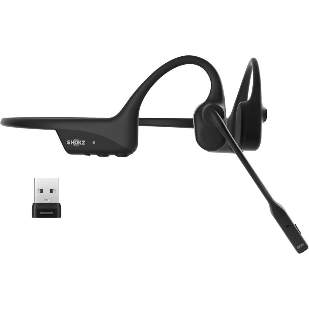 Shokz OpenComm2 UC 2025 Upgrade イヤホン USB-Aワイヤレスアダプター Shokz OpenComm2 UC 2025 Upgrade イヤホン USB-Aワイヤレスアダプター