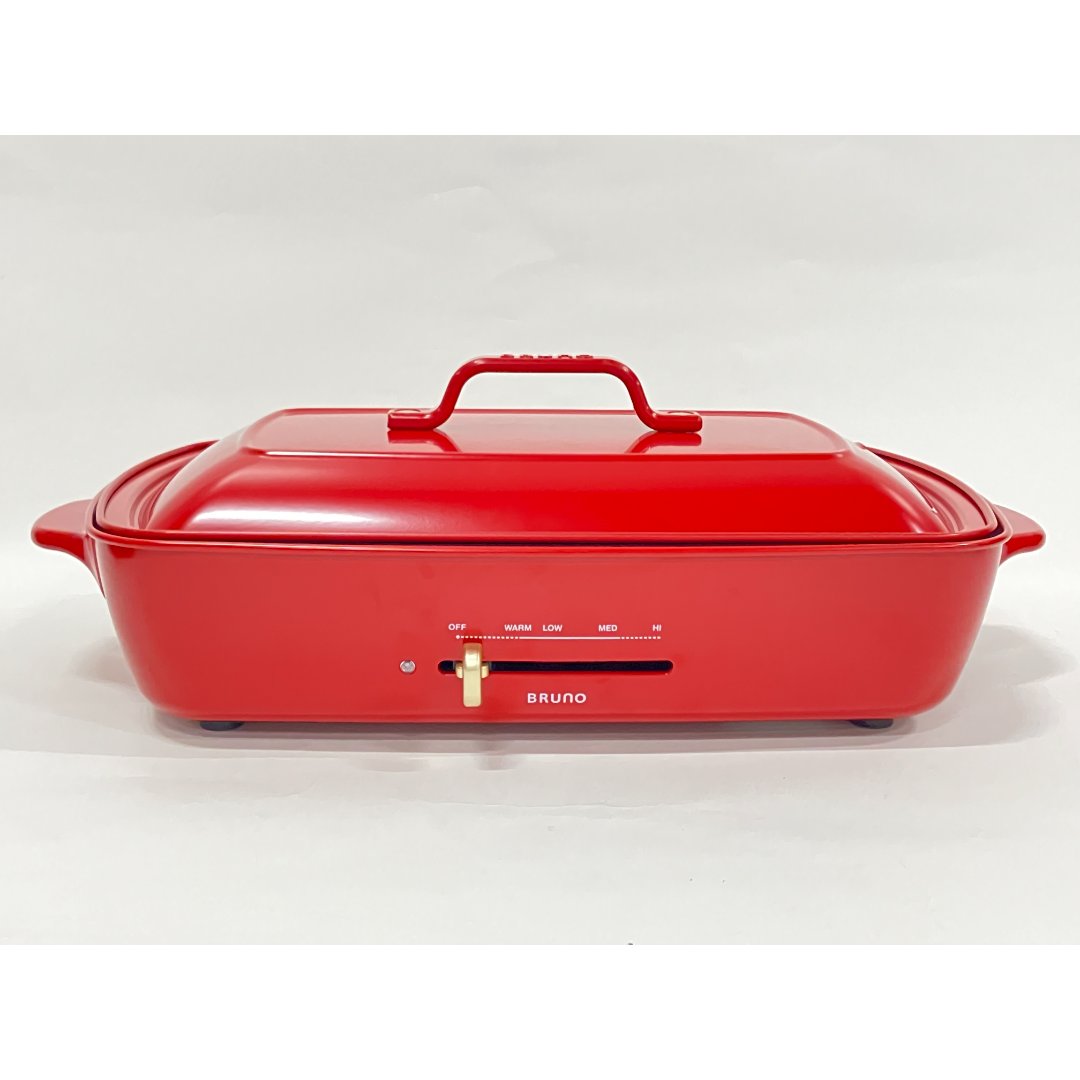 ブルーノ/BRUNO ホットプレート グランデサイズ レッド BOE026-R (S02