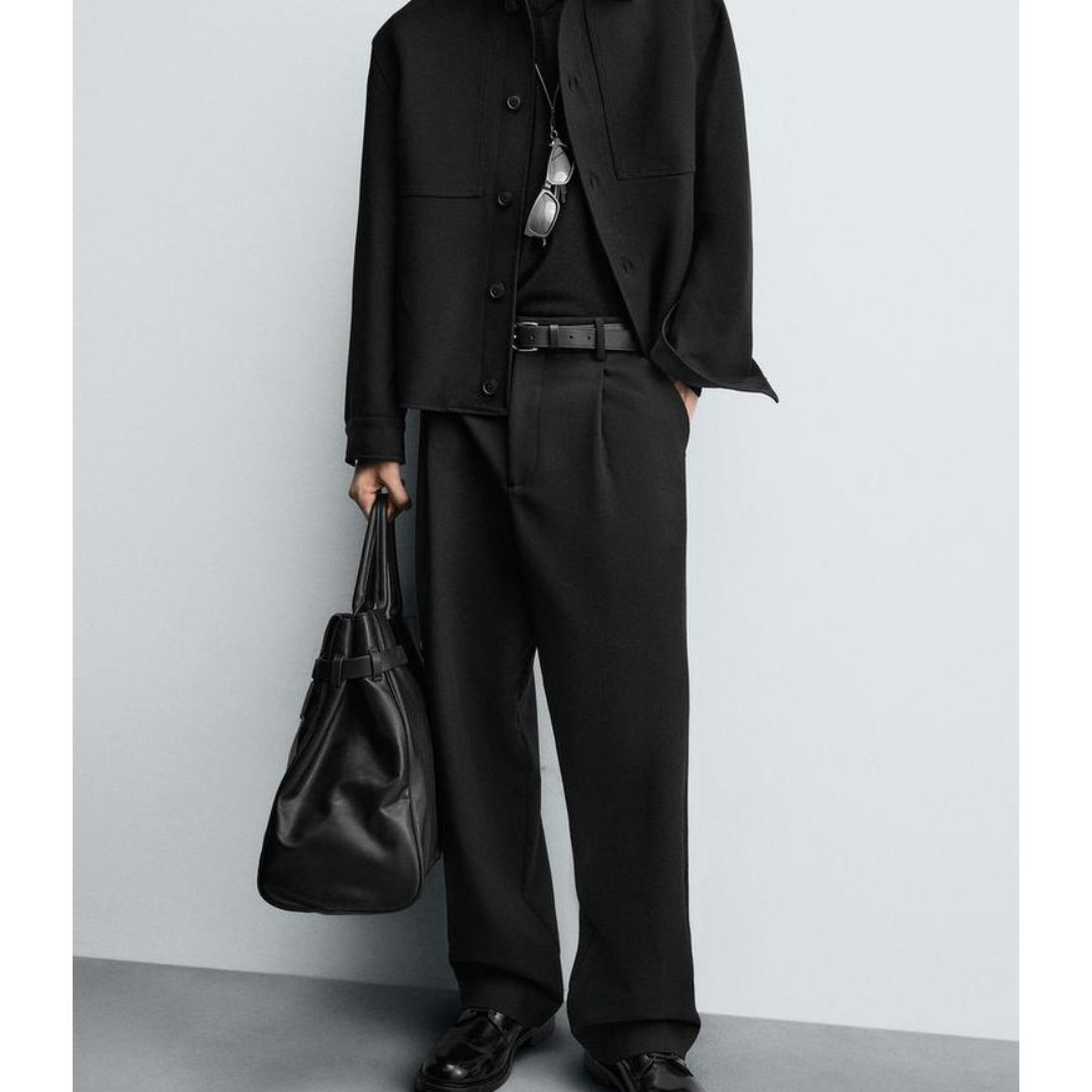 ZARA リラックスフィットプリーツパンツのレンタル・サブスク | SUUTA